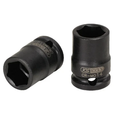 Image of KS Tools 515.1518 Hexagon impact socket, short, 3/8&quot;, 18mm