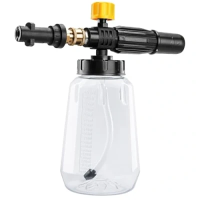 Image of Snow Foam Lance Car Wash Gun for Pressure Washer Application 1 Litre Bottle with Adjustable Nozzle Karcher K Series K2 K3 K4 K5 K6 K7
