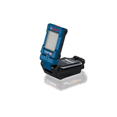Image of Bosch Professional 18V System Cordless Light GLI 800 (with lumens, 20 LEDs, 360 Swivel and 180 tilt Head)