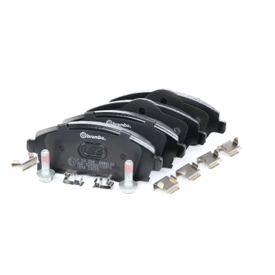 Image of 09200108, 1605081, 1605092, 1605316, 1605317 Brake pad set BREMBO P 59 036 VAUXHALL: Corsa Mk2, Tigra Mk2 TwinTop, COMBO OPEL: C Hatchback