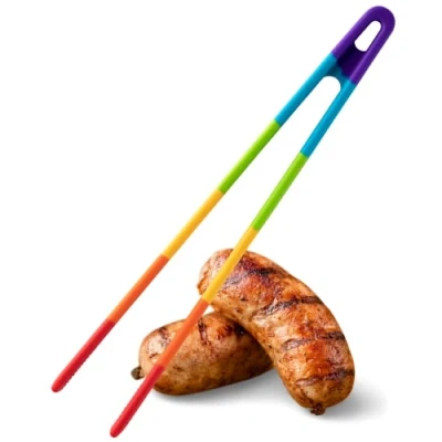 Image of Taylor&#039;s Eye Witness Rainbow Silicone Tongs