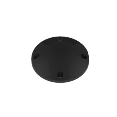 Image of Single Outlet Round Black Bezel Kosnic Atri