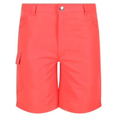 Image of Regatta Childrens Unisex Childrens/Kids Sorcer II Shorts (Neon Peach) Size 11 12Y