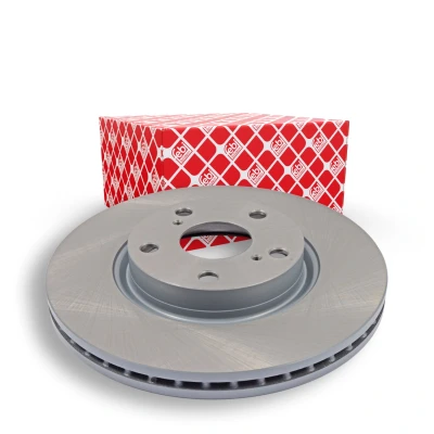 Image of 4351205080, 435120F010 Brake disc FEBI BILSTEIN 108421 Front Axle 295mm 26mm 5 Hole 114,3mm internally vented Coated TOYOTA: Corolla Verso