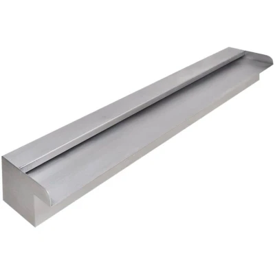 Image of vidaXL Rectangular Waterfall Pool Fountain Stainless Steel 90 cm
