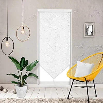 Image of Soleil d&#039;ocre Osaka Bise Bise, Polyester, White, 90 x 200 cm
