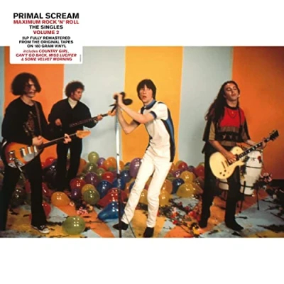 Image of Primal Scream Maximum Rock &#039;N&#039; Roll The Singles Volume 2 180gm 2019 UK LP vinyl set 19075933811