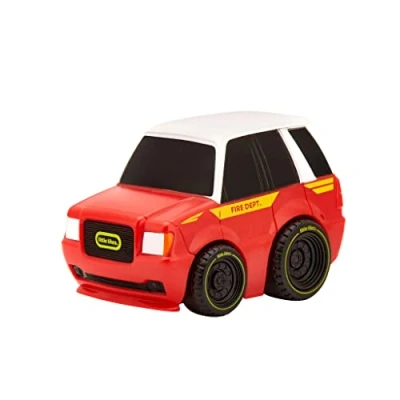 Image of Little Tikes My First Cars Crazy Fast Series 4 Fire SUV Pullback Toy Vehicle Travels Up to 50ft / 15m Realistic Design, Easy Hold For Kids Ages 3+