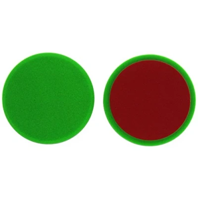 Image of ALCLEAR 5516030G Ceramic Cutting Pad, Car Polishing Sponges, Diameter 160 x 30 mm, Green, Set of 2, Pads, Sponge Foam for Machine