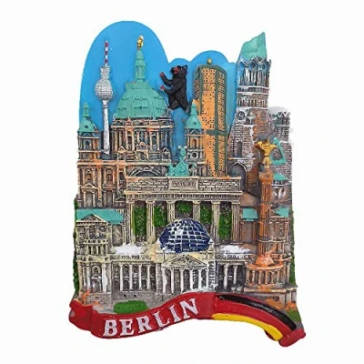Image of Super Beautiful Berlin Germany 3D Fridge Magnet Tourist Souvenir Gift Collection Home &amp; kitchen Decoration Magnetic Sticker Refrigerator