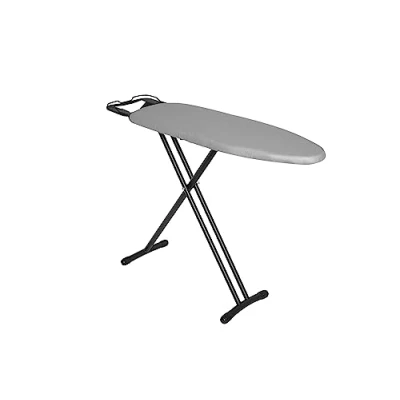 Image of Corby Classic Ironing Board with Iron Rest Light Grey Cover