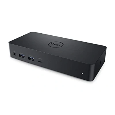 Image of Dell D6000 With USB 3.0 (3.1 Gen 1) Type C Black Docking (Wired, C, A, 10,100,1000Mbit / s, Black, 3840 x 2160 pixels)