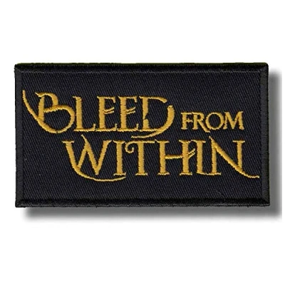 Image of Bleed from Within Patch Badge Embroidered Iron on Applique