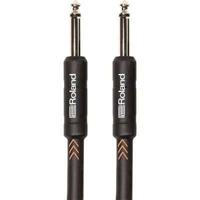 Image of Roland Ric B10 Instrument Cables, Black,10 Ft./3 M