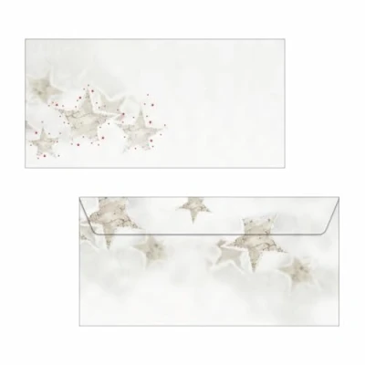 Image of SIGEL DU250 Christmas envelopes &quot;Christmas Timber&quot;, DL, without window, 90 gsm, 25 Pieces