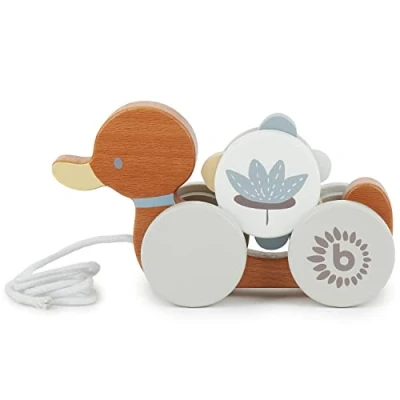 Image of Bieco pull along toy baby toys wooden wood