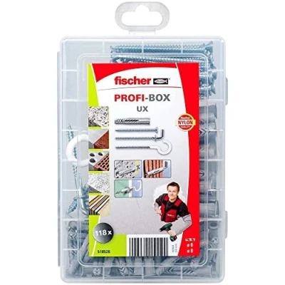 Image of fischer PROFIbox UX + Screw Hook Set, 518526