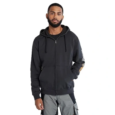 Image of Timberland PRO Men&#039;s Honcho Sport Full Zip Hooded Sweatshirt, Black, XL