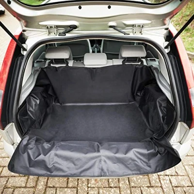 Image of Vinsani® Heavy Duty Waterproof 2 in 1 Car Back Rear Seat Boot Cover Pet Dog Protector Mat Liner