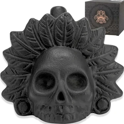 Image of Aztec Death Whistle Loud: Loudest Scream At 125+ Decibels Authentic Human Sounding Screams Screaming War Gifts For Men Women Who Have Everything ARKAEOLOGY