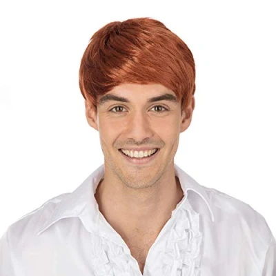 Image of Bristol Novelty BW942 Male Wig 60&#039;s Ginger, One Size