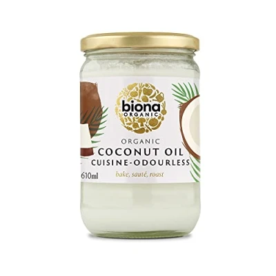 Image of Biona Organic Mild/Odourless Coconut Oil 610 ml (Pack of 6)