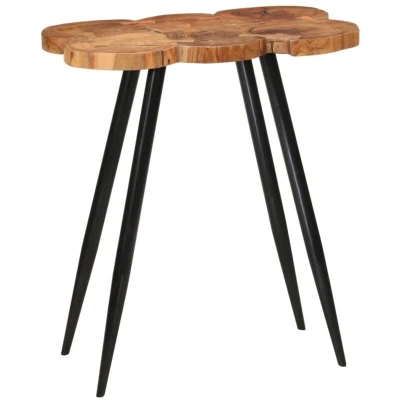Image of vidaXL Log Bar Table 90x54x105 cm Solid Wood Acacia