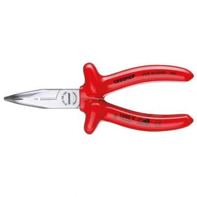Image of Gedore VDE Needle nose pliers with dipped insulation