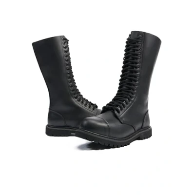 Image of Brandit Laceup boots, Men&#039;s, Size: 4.5, Black High quality imitation leather