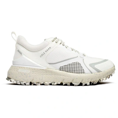 Image of Cole Haan Women&#039;s ZERØGRAND Overtake All Terrain Runner II Sneaker, Optic White/Silver, 8 UK