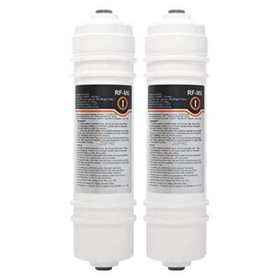 Image of RF M6 Water Filter 2X External for Refrigerators Compatible with Midea, Comfee, Hanseatic, Teka American Style Fridge Freezer