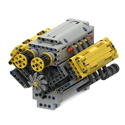 Image of KAROON Engine Model Kit, Mini V8 Building Kit (770 Pieces)