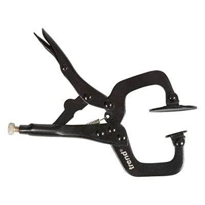 Image of Trend Pocket Hole Jig Face Clamp Clamping Tool with Adjustable Pressure &amp; Quick Release Lever, PH/CLAMP/F6