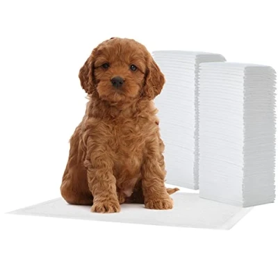 Image of Iris Ohyama Training Pads, 44 x 30cm, 100 pack, Puppy, Dog, 5 Layers, Small Pee Pad, For House Training, Incontinence, Absorbent, Mats, Cats, Kittens, Disposable, Odorless, NS 100R