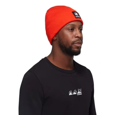 Image of Mammut Fedoz Beanie red one Size