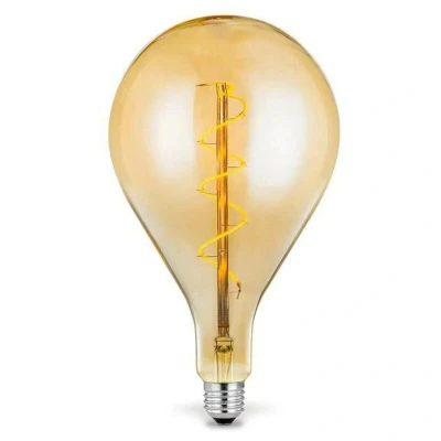 Image of Lucande LED bulb E27 A160 4W 2,700K dimmable amber