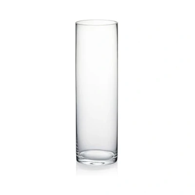 Image of WGV Cylinder Vase, 3&quot; W x 10&quot;H, Clear Skinny Narrow Glass Bud Vase for Wedding Party Flowers Centerpieces Home Office Decor, 1 Piece