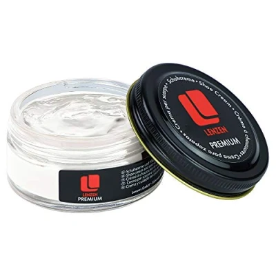 Image of Lenzen Shoe Polish I Leather Cream for Smooth and Grained (Neutral)