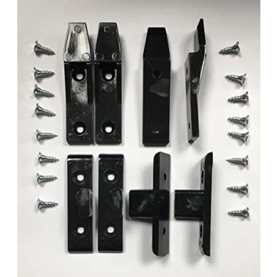 Image of Keku Drop On/Hook On Push in Suspension Plinth Fasteners Fittings Press Fit Panel Clips x4