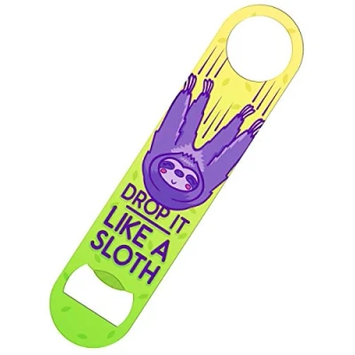 Image of Grindstore Drop It Like A Sloth Bar Blade Bottle Opener 18x4cm