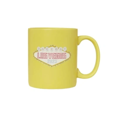 Image of Castore Red Bull Racing F1 Official Formula 1 Merchandise Las Vegas USA Grand Prix Special Edition Logo Mug Yellow