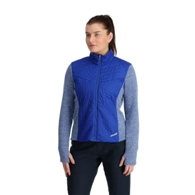 Image of Spyder Women&#039;s Pursuit Insulator Jacket Fleece, Electric Blue, S