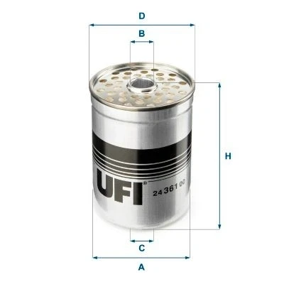 Image of Ufi Filters 24.361.00 Fuel Filter