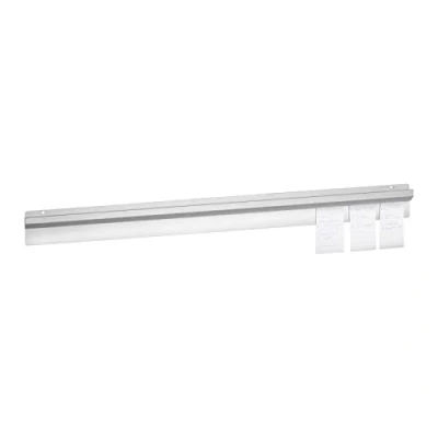 Image of Royal Catering Bill Rail Order Tab Grabber RCBR 100 (100 cm Stainless Steel Wall mounting Secure System)