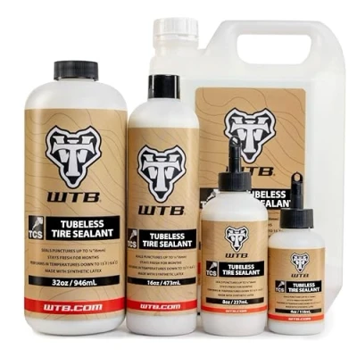 Image of WTB 118 ml TCS Tubeless Tyre Sealant Fast Acting Up To 6mm Punctures Safer Ammonia Free &amp; Synthetic Latex Bike All Weather Performance Down 9.4 Degrees C