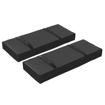 Image of Outsunny Parasol Weights Set of 2 Base Bags Black 84D 336V02BK