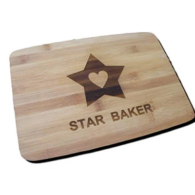 Image of Great British Bake Off Star Baker Chopping Cutting Cheese Board Place Mat
