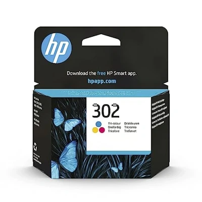 Image of HP 302 Tri color Original Ink Cartridge