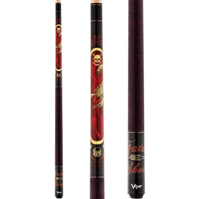 Image of Viper Underground 58&quot; 2 Piece Billiard/Pool Cue, Fatal Shot, 19 Ounce
