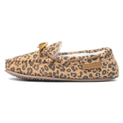 Image of Hush Puppies Women&#039;s Allie Slipper, Leopard, 8 UK
